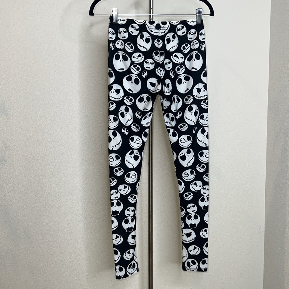Nightmare Before Christmas Jack Skellington Lycra Leggings - Picture 2 of 4
